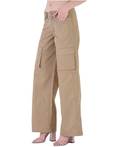 Silvian Heach Trousers > wide trousers - Neutre