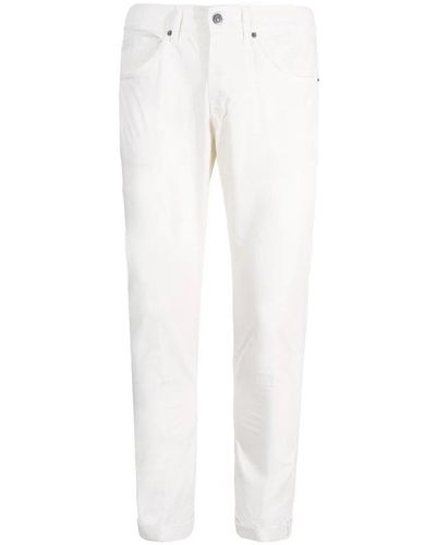 Dondup Slim-Fit Trousers - White