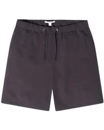 Kestin Schwarze japanische cordura® ripstop shorts mit lockerer passform - Blau