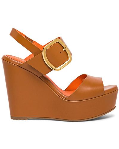 Santoni Shoes > heels > wedges - Marron