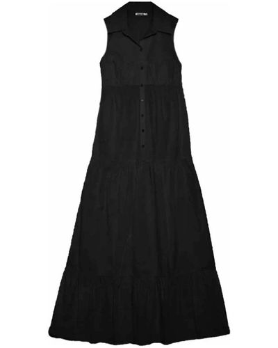 Patrizia Pepe Maxi Dresses - Black