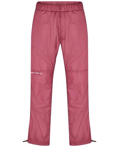 Moncler Straight Trousers - Red