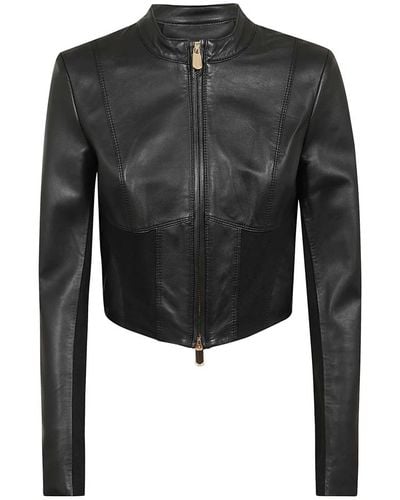 Pinko Jackets > leather jackets - Gris