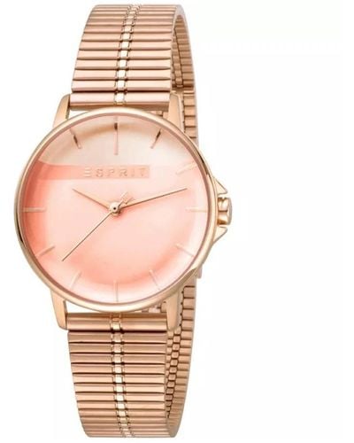 Esprit Armbanduhr in roségold - Pink