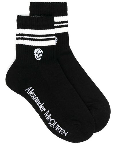Alexander McQueen Skull sport socks - Negro