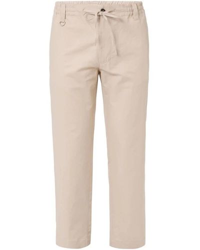 Paolo Pecora Slim-Fit Trousers - Natural