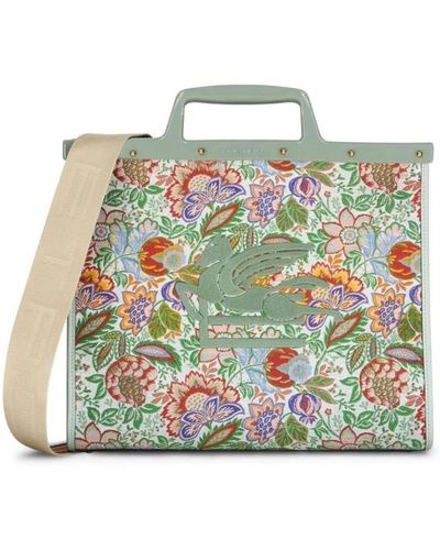 Etro Tote Bags - Green