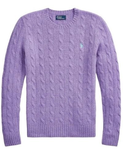 Ralph Lauren Round-Neck Knitwear - Purple