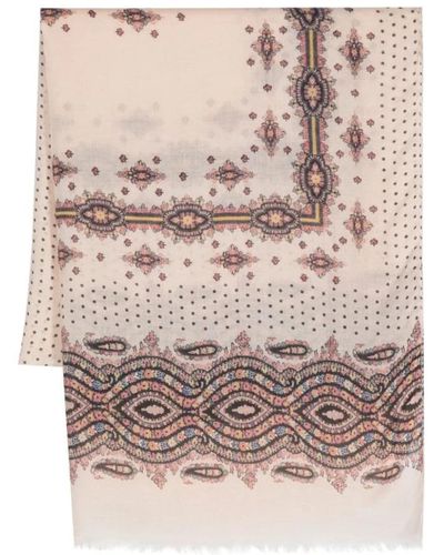 Etro Silky Scarves - Natural