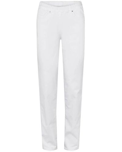 LauRie Slim-Fit Jeans - White