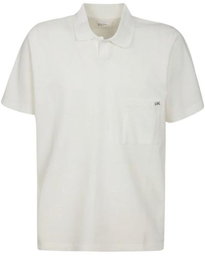 Universal Works Polo shirts - Weiß