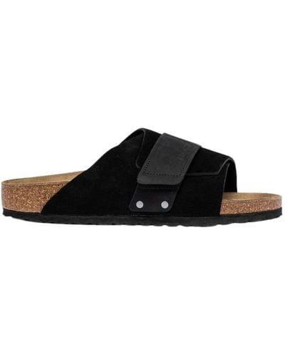 Birkenstock Kyoto sandalen mit klettverschluss - Schwarz