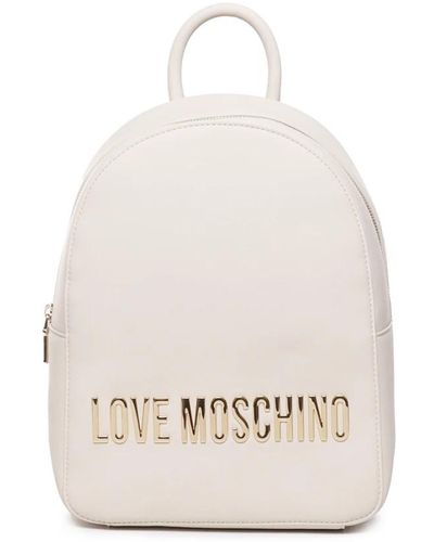 Love Moschino Backpacks - Natural