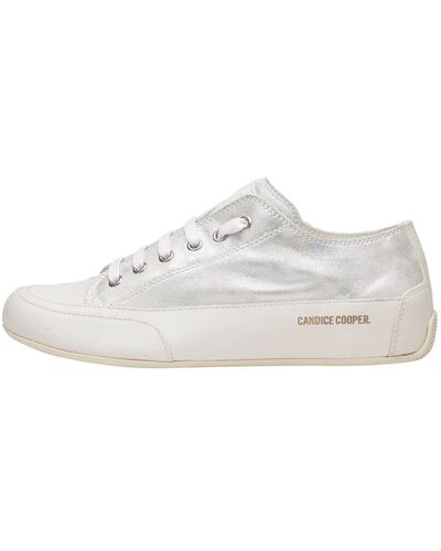 Candice Cooper Sneakers in pelle sfumata rock s - Bianco