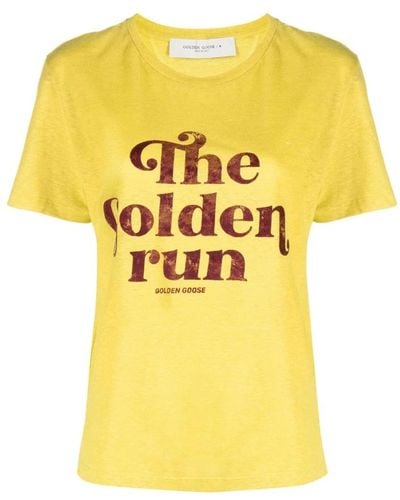 Golden Goose T-shirts - Jaune