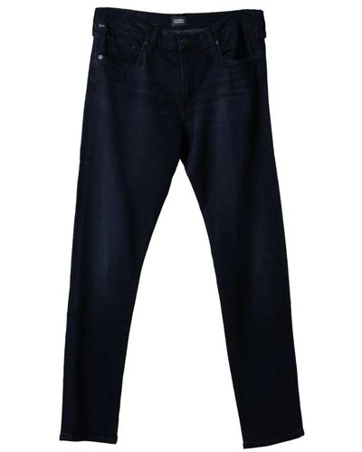 Citizen Slim Straight Performance FIT Jeans - Blau