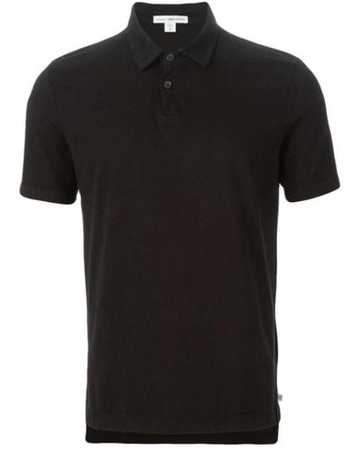 James Perse Polo Shirts - Black