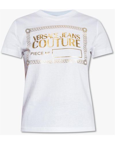 Versace T-shirt with logo - Blanco