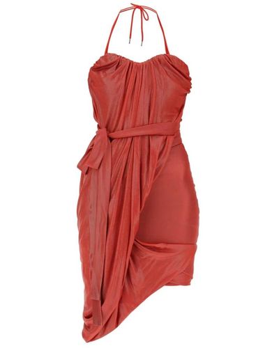 Vivienne Westwood Cloud vestito mini drappeggiato - Rosso