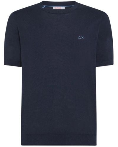 Sun 68 T-Shirts - Blue