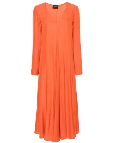 Simonetta Ravizza Dresses > day dresses > midi dresses - Orange