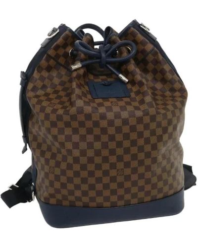 Louis Vuitton Zaino vintage louis vuitton in tela multicolore - Marrone