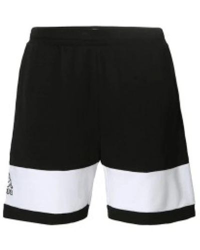 Kappa Shorts a vita elastica bicolore - Nero