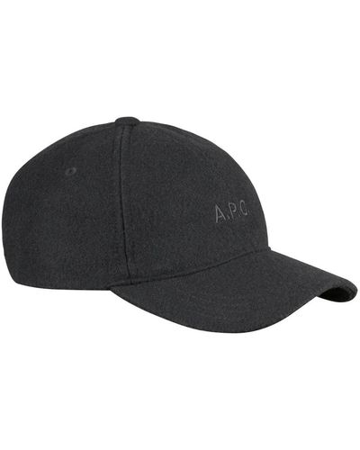 A.P.C. Caps - Black