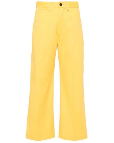 Ralph Lauren Trousers > wide trousers - Jaune
