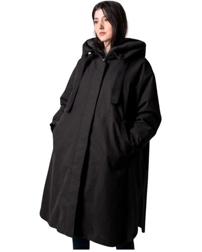 G Lab Akira a-line cappotto nero