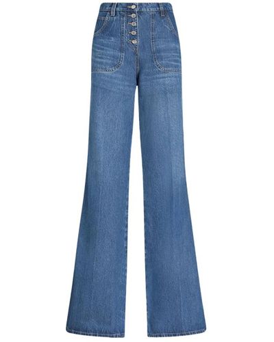 Etro Jeans a zampa - Blu