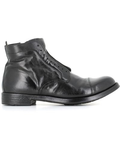 Officine Creative Lace-Up Boots - Black