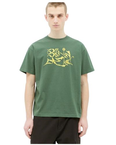 Brain Dead T-shirt mit grafischem print - Grün