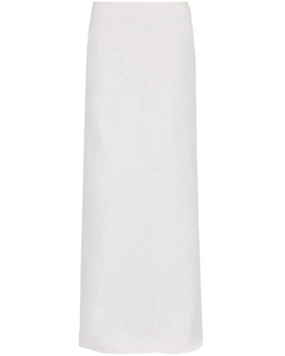 Ferragamo Maxi Skirts - White