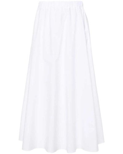 P.A.R.O.S.H. Midi Skirts - White