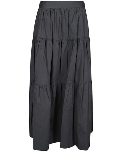 STAUD Midi Skirts - Gray