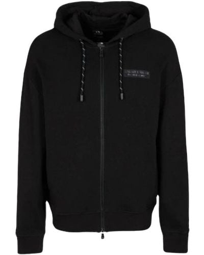 Armani Exchange Men Sweatshirts - Black