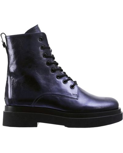 Högl Shoes > boots > lace-up boots - Bleu