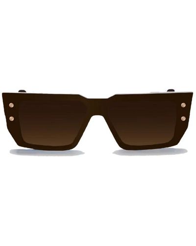 Balmain Accessories > sunglasses - Marron