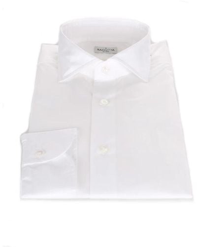 Bagutta Classic shirt walter_ebl 00170 - Blanc
