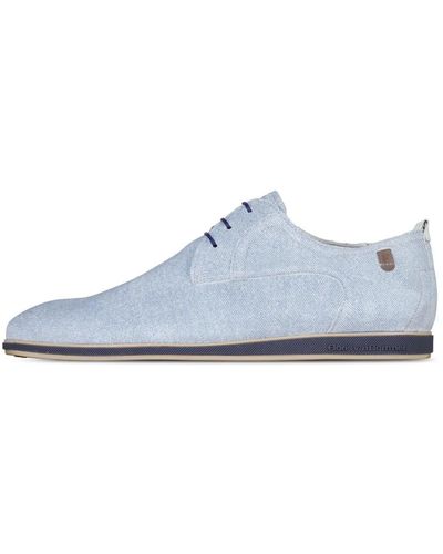 van Bommel Shoes > flats > laced shoes - Bleu