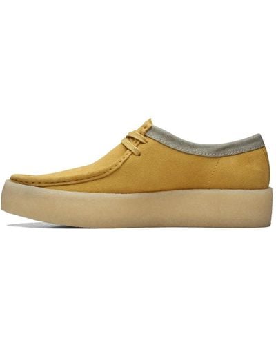 Clarks Wallabee Cup Amber Gold - Natural