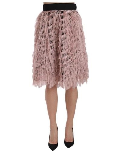 Dolce & Gabbana Midi Skirts - Pink