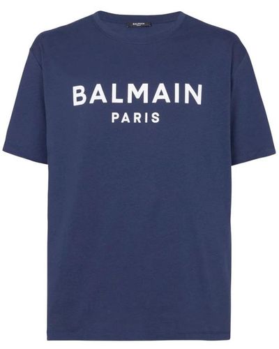 Balmain T-Shirts - Blue