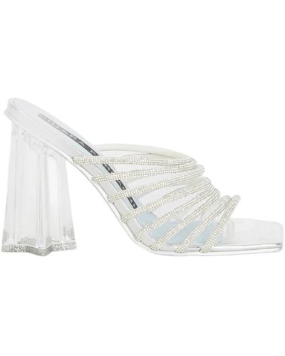 Chiara Ferragni Shoes > heels > heeled mules - Blanc