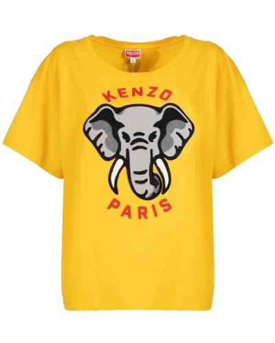 KENZO T-shirts and polos golden - Giallo