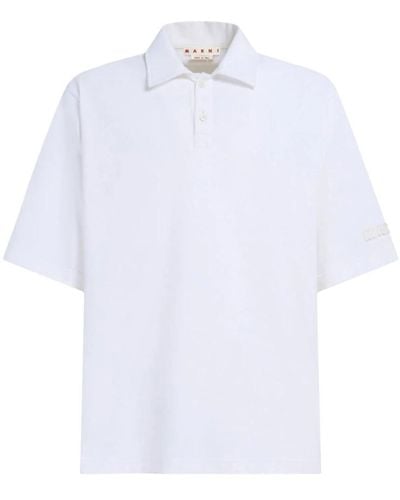 Marni Polo Shirts - White