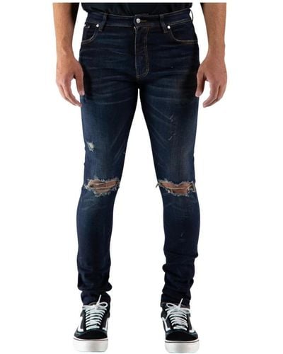 Represent Jeans > slim-fit jeans - Bleu