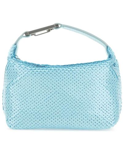 Eera Sequins moonbag handtasche - Blau