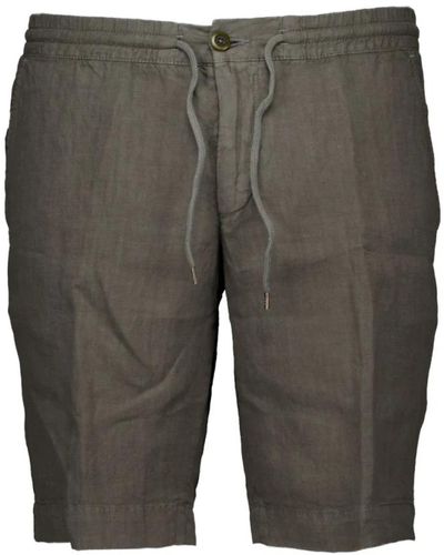 ALBERTO Grüne bermuda-shorts - Grau